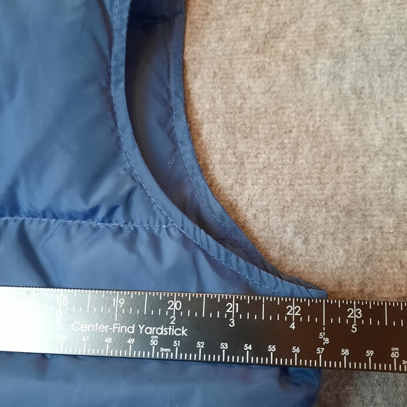 Woolrich Womans Vintage Down Puffer Vest Medium Blue Outdoor Activewear Classic - Picture 6 of 10